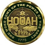 Army One Word Hooah! Presentation Coin Online now