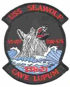 USS Sea Wolf SSN-21 Navy Submarine patch For Sale