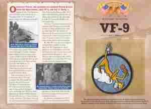 VF9 Navy Fighter Patch and Ref. Card For Discount