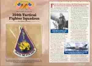 354th Tactical Fighter Patch and Ref. Card Hot on Sale