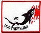 USS Thresher  SS200 Navy Submarine Patch Supply