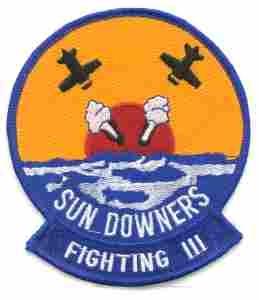 VF 111 Sundowners Navy Fighter Squadron Patch Hot on Sale