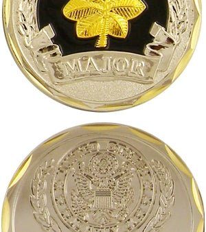 US Army Major rank insignia challenge coin Online now