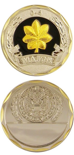 US Army Major rank insignia challenge coin Online now