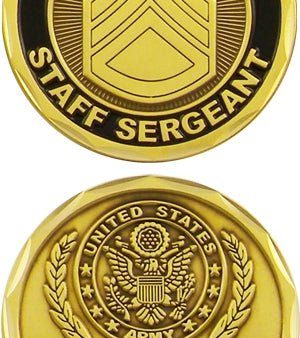 US Army Staff Sergeant E6 Challenge coin For Cheap