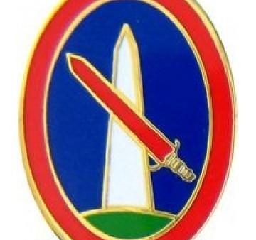 Military District Of Washington metal hat pin For Sale