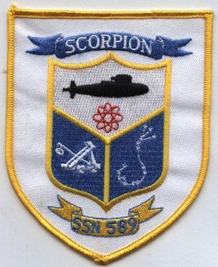 USS SCORPION SSN-589 Navy Submarine Patch Online Sale