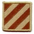 3rd Infantry Division Patch, Desert subdued For Discount