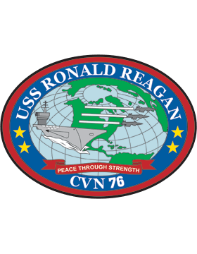 USS Ronald Reagan CVN 76 DECAL For Discount