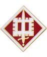 20th Engineer Brigade metal hat pin Discount