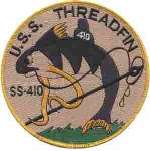 USS Threadfin SS410 Navy Submarine Patch For Cheap