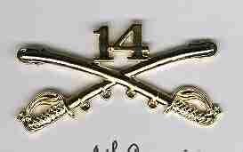 14th Cavalry Regiment Cap Device Supply