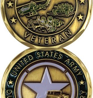 US Army Veteran precentation coin Sale