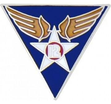 12th Air Force metal hat pin Discount