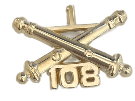 1-108 Field Artillery Regimental Branch Of Service Insignia Badge Discount