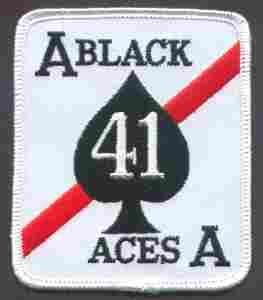 VF41 Black Aces A Navy Fighter patch Cheap