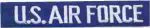 US Air Force Branch Tape in Air Force blue web fabric on Sale