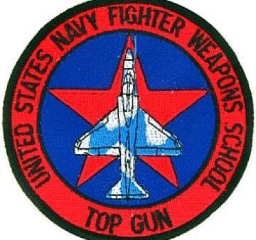 Fighter Weapons School Navy TOP GUN patch Fashion