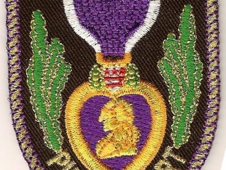 Purple Heart Custom made Cloth Patch For Discount