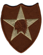 2nd Infantry Division Desert Cloth Patch Discount