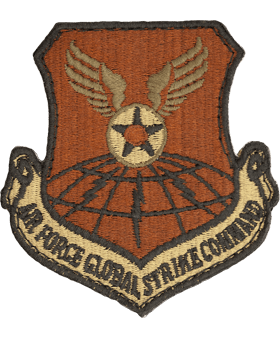 Multicam USAF Patch Air Force Global Strike Command with Fastener For Cheap