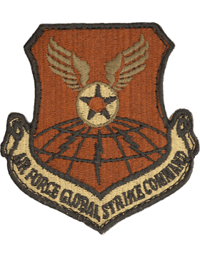 Multicam USAF Patch Air Force Global Strike Command with Fastener For Cheap